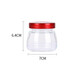 Baijie Bird's Nest Sub-Bottle Glass Sealed Jar Bird's Nest Stew Cup Sub-Bottle High Temperature Resistant Can Steam Fish Maw Isinglass Tremella Cup Big Belly Bird's Nest Bottle 100ml 6-piece Set