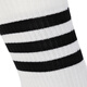 Adidas (adidas) chaussettes masculines et chaussettes féminines automne nouveau produit chaussettes décontractées chaussettes de sport entraînant un entraînement de fitness respirant confortable pour les chaussettes du tube moyen FH6629 FH6628 / White S