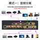 Youting DTS5.1 audio decoding converter HDMI2.0 version 3 in 1 out switch coaxial fiber U disk set-top box TV notebook PS connected to power amplifier speaker home theater black standard 5.1 decoding converter