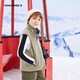 Converse Converse Children's Clothing Kinderkontrast Farbe plus Fleece-Weste Herbst und Winter Neue Jungen warme Weste Jacke Chrom Grün 140 /68 [Vorgeschlagene Höhe 128-140 cm]
