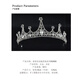 Half birthday crown tiara, eighteen-year-old coming-of-age ceremony sparkling diamond headband, marriage proposal, photo props, high-end hair accessories, silver princess crown