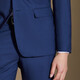 Antonio 100% worsted Australian wool suit two-piece business formal suit suit men's autumn and winter groom's wedding dress Haze Blue 48B (175/96B)
