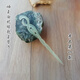Meng Junken White Snake Haartapin, Bai Suzhens handgefertigtes Xiuyu Jade Jade Hairpin, Quasten Ancient Style Headschminder