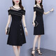 Weiluoxuan (Weiluoxuan) 2025 Vestido nuevo de verano para mujeres con volante de malla de malla empalmante de temperamento de lujo de moda que cubre el vientre 6231 color de imagen 4xl recomendado 160-180Jin [Jin equivale a 0.5 kg]