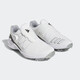 阿迪达斯（adidas）高尔夫球鞋男士ZG23系列新款球鞋 轻量防滑防水有钉鞋 BOA运动鞋  GY9713 白/黑/银 44 （UK9.5）