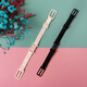 Suican adult shoulder straps super elastic anti-slip buckle bra special bra strap anti-fall equipment anti-slip strap fixed anti-slip shoulder strap latch style black + skin + transparent color 3 packs one size fits all about 19-25cm