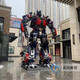 Large iron Transformers Bumblebee Optimus Prime Megatron Metal Robot Mecha Mall Park Ornament Height 1.5 meters, standard lighting, no voice setting