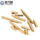 GUWANJI single-pass hexagonal copper column chassis screw motherboard copper stud single-head isolation column circuit board wiring copper column M4*16+6 10 pieces