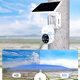 Xiaovv Outdoor Gimbal Kamera WiFi Solar Version Kamera Outdoor Outdoor drahtlosen Fernbedienungsmonitor Elektrische Feld Orchard P6
