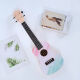 
High-value ukulele beginners, students, adults, females and internet celebrities can play small guitars 23-inch graffiti purple standard version
