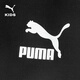 Puma new children's long-sleeved T-shirt half turtleneck stretch black 90001 150