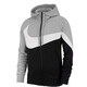 耐克（NIKE）新款外套男装夏季时尚复古大Logo运动服休闲连帽针织开衫夹克AR30 AV9756-100梭织防风立领  S