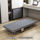 
Stoop folding bed lunch break nap bed single person accompanying bed lounge chair folding chair office hospital workplace simple portable (ordered from 20 pieces) 60CM wide linen gray (silver frame) + dust cover