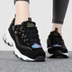Женская обувь Skechers, новые осенние туфли Panda Panda, модные, модные высотные кроссовки с толстыми толстыми гостями, повседневные туфли с низкой вершиной 11979-Bkgd 35