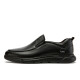 Camel brand leather shoes men's business casual shoes soft sole soft leather dad lazy shoes W932263660 black 42