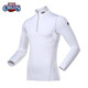 Hotchillys Red Chili automne et hiver 8K Sous-vêtements pour hommes Grincer coll rond épaissis épaissis d'alpinisme chaud ski blessant fonction antibactérienne HCA9909 gris M
