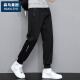 
Cotton Father's Day gift casual pants for men's spring and autumn casual versatile loose straight outdoor sports pants