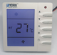 YORK York water machine air conditioning thermostat LCD wire-controlled three-speed switch fan coil control panel V1 TMS2000DB cooling and heating type