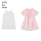 
jnby by JNBY new Jiangnan cloth children's clothing casual short-sleeved dress 24 autumn girls 1O8G17580 690/mixed powder 100cm