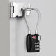 iGear padlock luggage lock dormitory door lock tool box lock warehouse car door anti-theft lock lock lock lock helmet lock 3-digit password TSA customs lock JM-719-B
