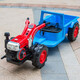 Holewa Children's Elektroauto Traktor-Spielzeugauto für Kinder 2-10 Jahre alt, kann in einem super großen Allrad-Kinderwagen, High-End Blue 10A Large Battery + Early Education Music sitzen, sitzt
