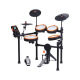 Muza Electronic Drum Beginner Performing Adult Children Common Getting Started Exercise MZ528 Heat Orange Five Drums and Sanxun