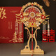 Yinchun Round Fan Braut Hochzeit DIY Materialbeutel handgehaltene Blume Hanfu Hochzeitskleid Hochzeitskleid handgefertigtes Geschenk Chinesisch Stickerei Red Dragon Muster-wissen Sie, ob große Holzlüftermaterialbeutel ein großes Holzlüfter Rack-Rack-Tasche