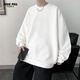Foss Phil卫衣男士秋冬季长袖t恤圆领美式上衣服打底衫男装26WY03白色L