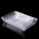 Xu Nian transparent braised vegetable cold dish display plate commercial cooked food tray plastic box plate rectangular square plate 27*21*4.5 without cover