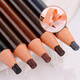 Hensi 1818 Pull-Thread Eyebrow Pencil Tear-off Paper Waterproof and Sweat-proof Eyebrow Makeup Artist Female Tear-Off Can Cut Duckbill Shape Beginner Ordinary Model Brown *2 Count