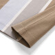 
Seven Wolf Short Sleeve T-shirt Men's Mercerized Cotton POLO Base Shirt Men's Summer Pure Cotton Vertical Stripe Short T Men's Fashion Top 701 (Khaki)-Pure Cotton 175/92A (XL)