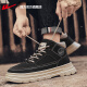 Warrior Shoes Official Men's Shoes Martin Boots Men's Spring and Summer High Top Shoes New Light Casual Shoes Light Sports Sports Men Black 40