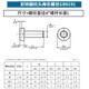 劲功（JINGGONG） 304不锈钢/8.8级圆柱头梅花防盗螺丝梅花槽螺丝钉GB6191 7L 8.8级镀锌M6×20 (50个)