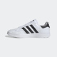 Clover (Adidas)TEAM COURT Low top Black and white Sports shoes Casual shoes Board shoes Men's shoes Women's shoes EG9734 42