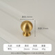 XMSJ French pure brass solid open-fit single long hole invisible creative furniture hardware shoes kitchen drawer cabinet door pull 6623