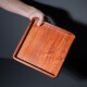 Rongshantang Mingzhi whole-board solid wood tea serving tray tea cake box loose tea tray open tea cake pry tea cake tray high-end Kung Fu tea set accessories integrated tea serving tray - rosewood style