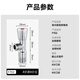 潜水艇（Submarine）户外防冻 黄铜角阀 慢开截止式 三角阀铜阀芯室外八字阀3/4/6分 F702热水【4进4出】防冻角阀