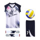 Saintsyno Neue professionelle Volleyball-Uniform für Männer und Frauen benutzerdefinierter Sommer Schnelltrocknen atmungsaktives Volleyball-Jersey-Wettbewerbsteam Uniform Druck 844-Men-White [Customized Reference Rendering] L