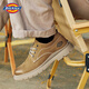 Dickies work shoes men's shoes casual leather shoes trendy low top British style big-head leather shoes versatile casual shoes brown 43