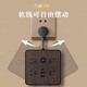 Baniu Square Wood Grain Hogar de expansión CORTA DE LÍNEA CONVERTOR Multifunción en ambos lados de las plantas de las piernas, ISB USB ISB.