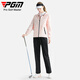 PGM高尔夫套装女款雨衣防雨全身装备上衣裤子整套服装 YF690-粉色 L
