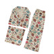 Pyjamas pour femmes trois pièces d'été japonais ins mignon carton pantalon à manches courtes petites et mignons ensembles de vêtements maison wzl1479 m [80-100jin recommandés [Jin est égal à 0,5 kg]]]