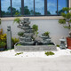 Shengyaqi rockery waterfall self-circulating flowing water landscape fish pond tank balcony terrace courtyard garden outdoor feng shui wheel landscaping 5010[19070155CM high]