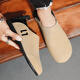 Changxiang Huili canvas men's shoes for summer casual breathable lazy people pedal old Beijing cloth shoes men's non-slip sports bean doodou trendy shoes Khaki 40 standard sports code