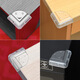 Children's anti-collision angle protection table corner bed corner edge window anti-collision safety angle right angle protective cover transparent silicone sticker T-shaped--4 packs
