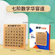 心育数字华容道超级磁力滑动拼图九宫格版磁性数学小学生儿童益智玩具 数字华容道磁力版7阶