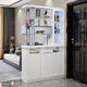 Mikeyou shoe cabinet entrance entrance entrance entrance entrance entrance entrance screen integrated partition cabinet entrance entrance living room simple wine cabinet storage cabinet double-sided storage cabinet 9898 hall cabinets (1.2 meters long) frame structure