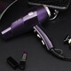 CONFU hair dryer, household high-power hair dryer, barber shop special electric dryer, hair salon professional high wind three-hole plug hair dryer 2300W quick drying hair tool 2300W丨three-hole plug KF-9897 Noble Purple