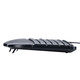 Shanye ergonomic wired keyboard with integrated wrist rest, four-way scroll wheel and tripod GSKBERG3 black wired