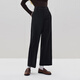 Fan Silan 23FS14224 Mode gemischte Farbe Basis vielseitige Hosen Winter Neue High-End-Freizeithosen Mocha Brown L.
